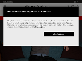 'dress-for-less.nl' screenshot