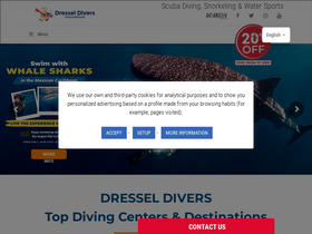 'dresseldivers.com' screenshot