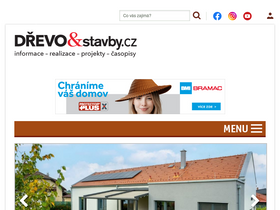 'drevoastavby.cz' screenshot