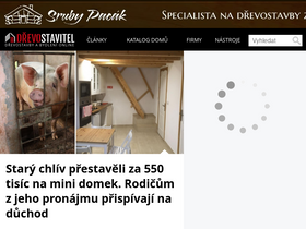 'drevostavitel.cz' screenshot