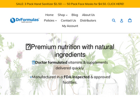 'drformulas.com' screenshot