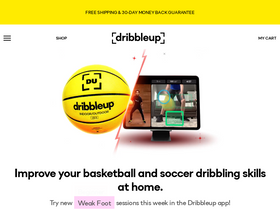 'dribbleup.com' screenshot
