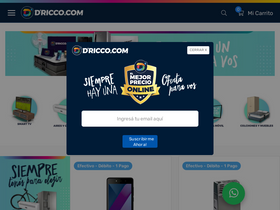 'dricco.com.ar' screenshot