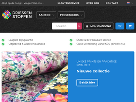 'driessenstoffen.nl' screenshot