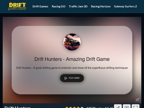'drift-hunters.com' screenshot