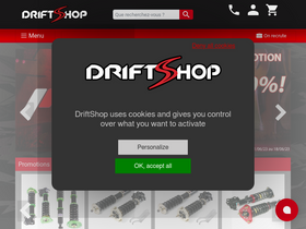 'driftshop.fr' screenshot