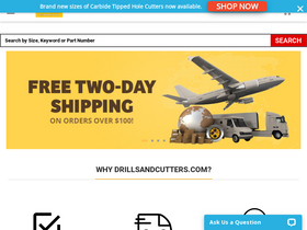 'drillsandcutters.com' screenshot