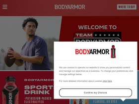 'drinkbodyarmor.com' screenshot