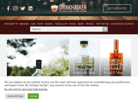 'drinkhacker.com' screenshot