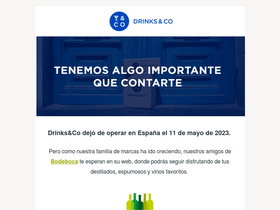 'drinksco.es' screenshot