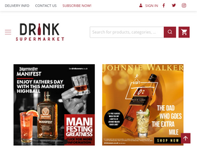 'drinksupermarket.com' screenshot