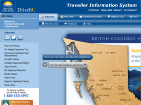 'drivebc.ca' screenshot