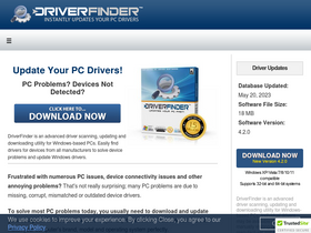 'driverfinderpro.com' screenshot