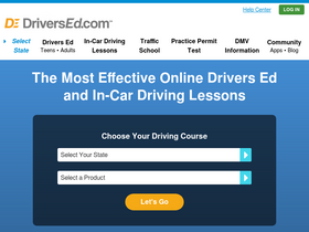 'driversed.com' screenshot