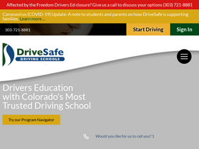 'drivesafecolorado.com' screenshot
