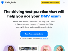 'driving-tests.org' screenshot