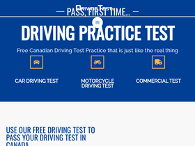 'drivingtest.ca' screenshot