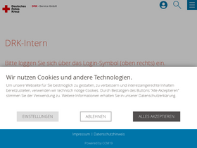 'drk-intern.de' screenshot
