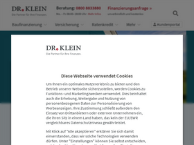 'drklein.de' screenshot
