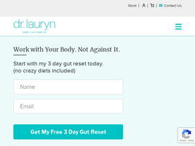 'drlauryn.com' screenshot