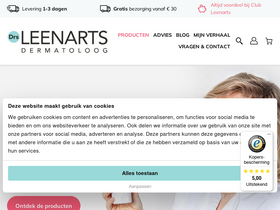 'drleenarts.com' screenshot