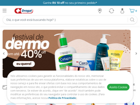 'drogal.com.br' screenshot