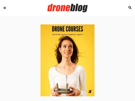 'droneblog.com' screenshot