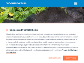 'droomplekken.nl' screenshot