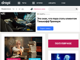 'dropi.ru' screenshot