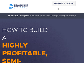 'dropshiplifestyle.com' screenshot