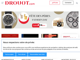 'drouot.com' screenshot