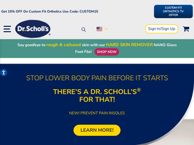 'drscholls.com' screenshot