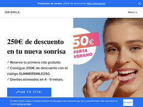 'drsmile.es' screenshot
