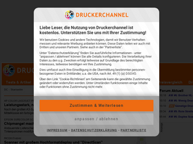 'druckerchannel.de' screenshot