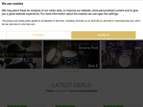 'drum-tec.com' screenshot