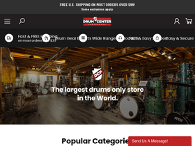 'drumcenternh.com' screenshot