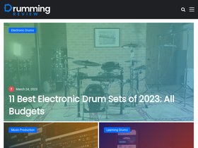 'drummingreview.com' screenshot
