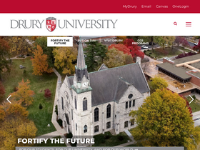 'drury.edu' screenshot