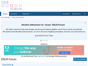 'dslr-forum.de' screenshot