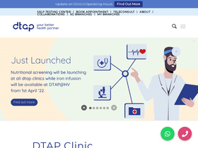 'dtapclinic.com' screenshot