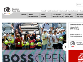 'dtb-tennis.de' screenshot