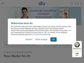 'dtv.de' screenshot