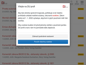 'du.cz' screenshot