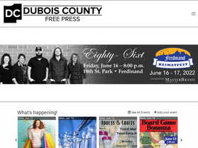 'duboiscountyfreepress.com' screenshot