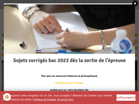 'dubrevetaubac.fr' screenshot