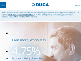 'duca.com' screenshot