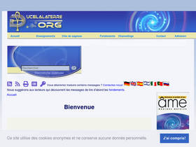 'ducielalaterre.org' screenshot
