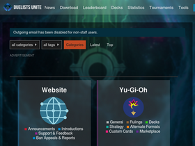 'duelistsunite.org' screenshot