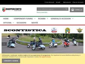 'duepercento.com' screenshot
