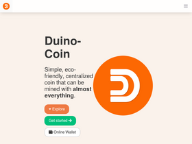 'duinocoin.com' screenshot